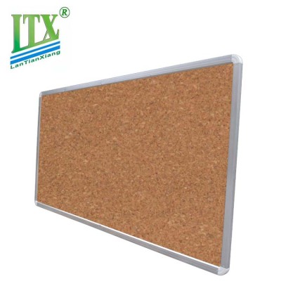 Professional manufacturer flexible and soft surface notice cork board