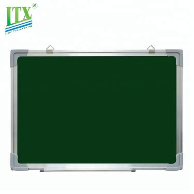 China stationary factory school writing green board magnetic chalk board with accessories