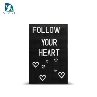 Hot sale modern peg letterboard 12*18CM letter board without frame for home decoration