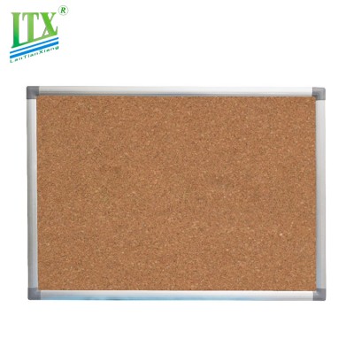 Stealth installation wooden frame message bulletin board,cork board