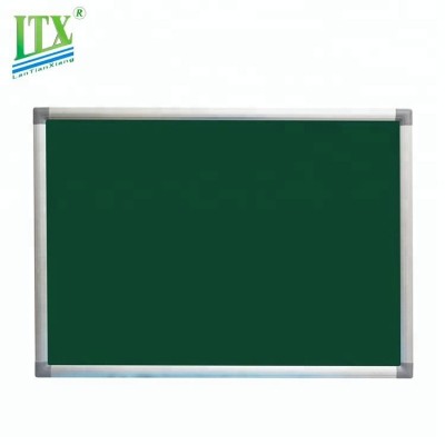 MOQ=50pcs school teaching green board,magnetic chalkboard with good writing surface whiteboard for classroom